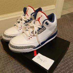 Jordan retro 3s (True Blue)